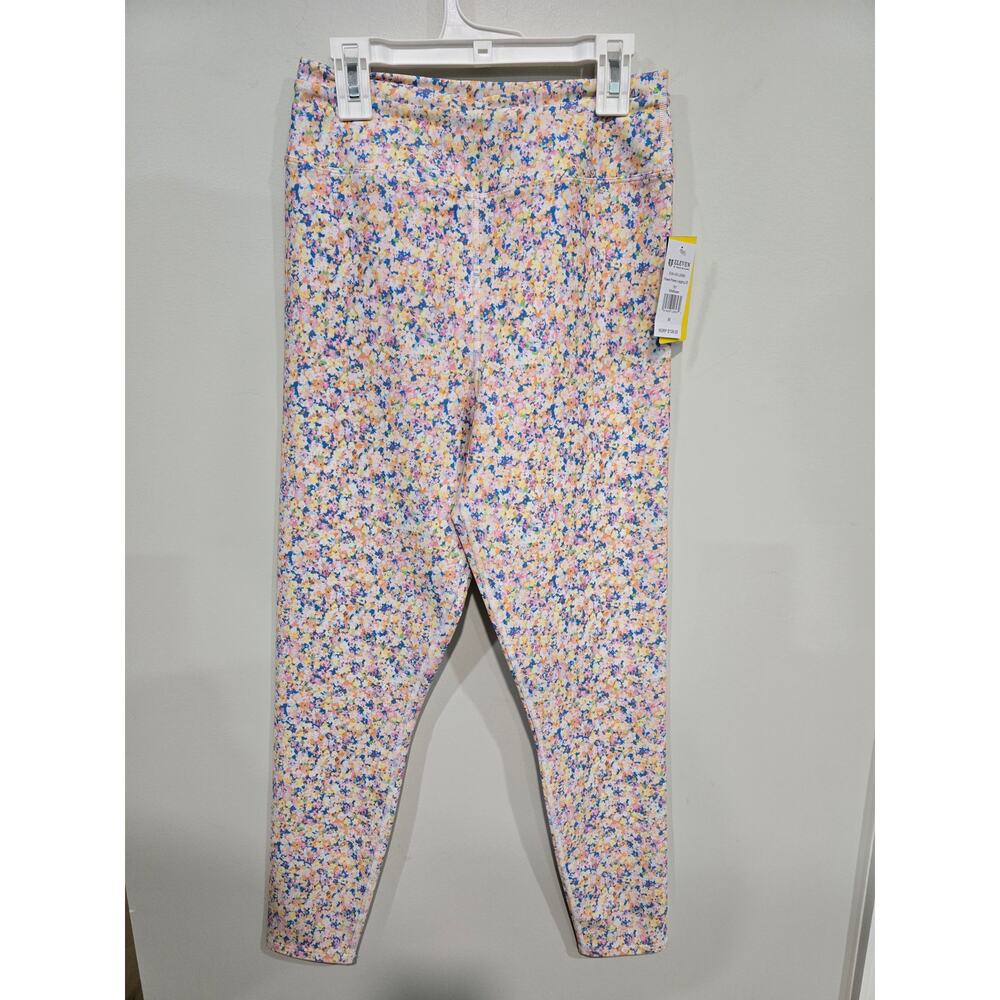 Eleven By Venus Williams Women's Size Med Flower Power Leggings 25" NWT